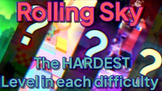 Rolling Sky  the Hardest level of each difficulty in my opinion (October 2022) / Games Legend