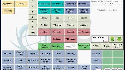 Bar POS Systems : Nightclub Point of Sale Software : POS Demo