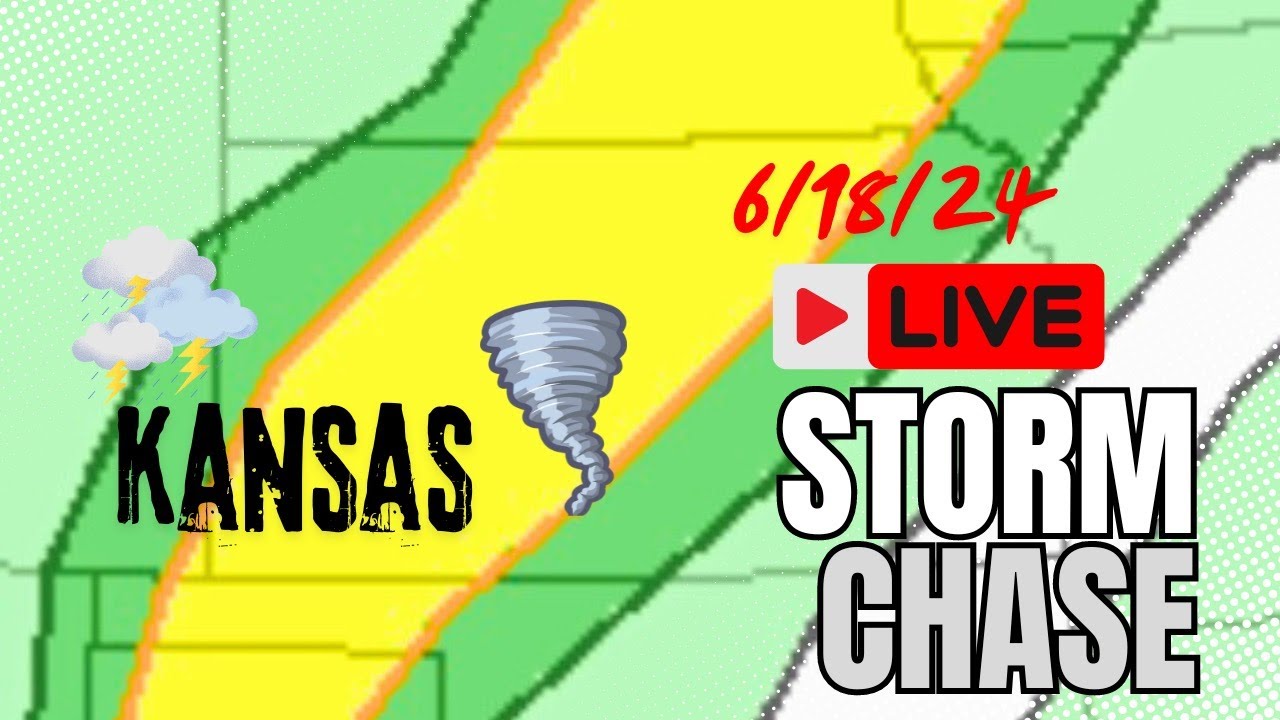 🔴LIVE Storm Chaser - Tornado Threat - Kansas - YouTube