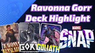 Goliath Ravonna Gorr Combo Marvel SNAP Deck Highlight