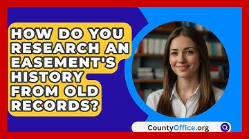 How Do You Research An Easement