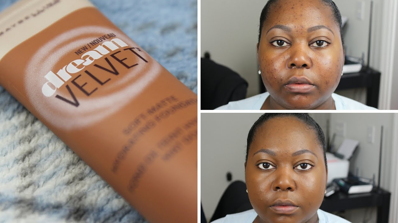 Maybelline Dream Velvet Soft Matte Foundation Demo + Review
