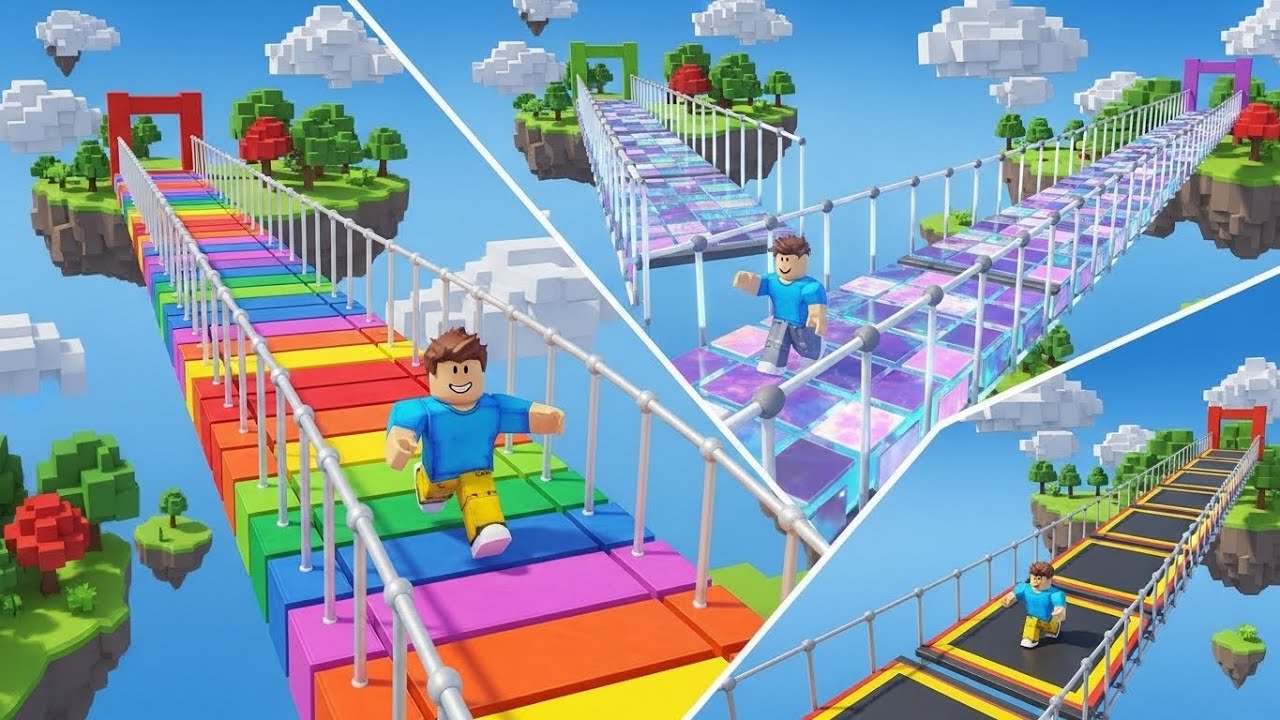 Roblox Little Builder Broke the Glass Bridge | Kids Songs & Nursery Rhymes