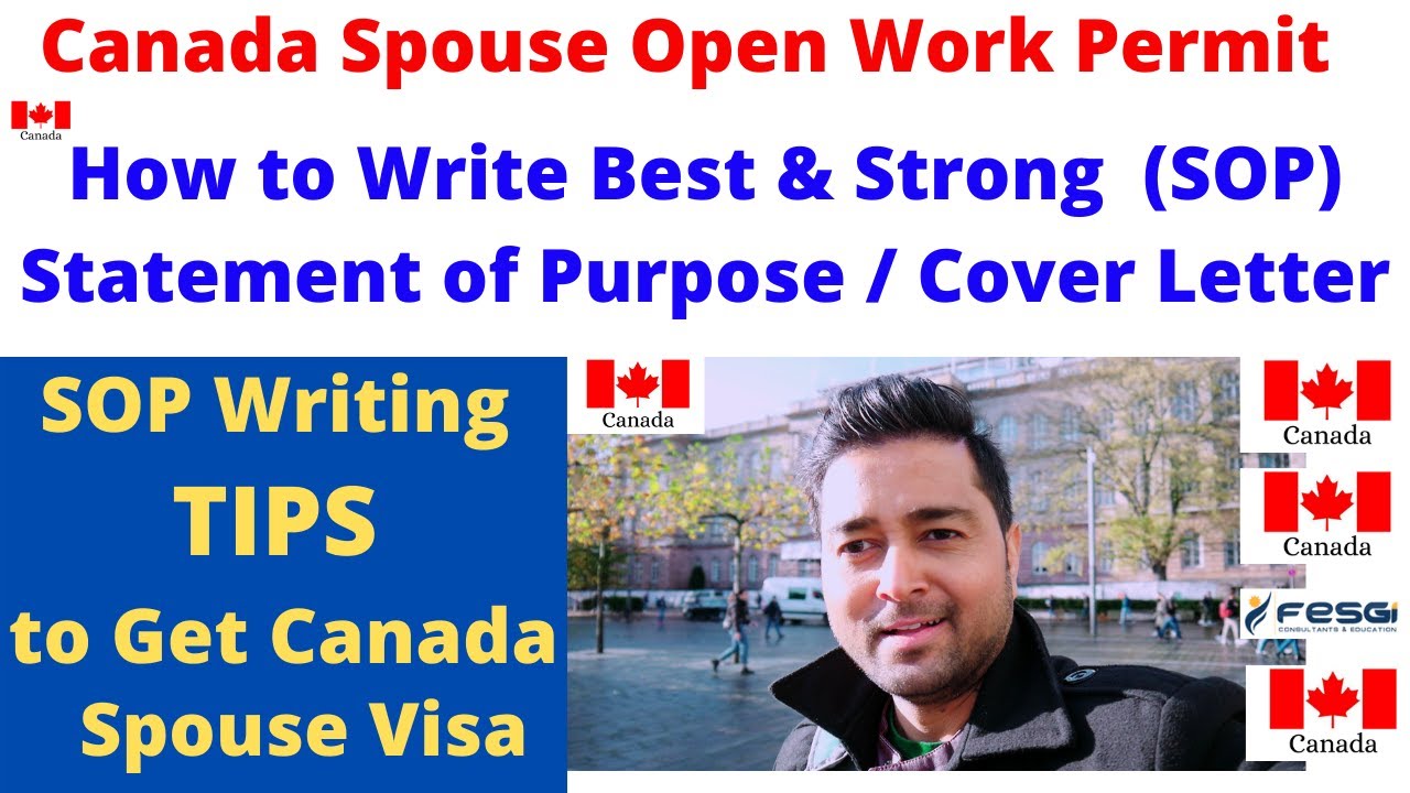 sample cover letter for spouse open work permit canada