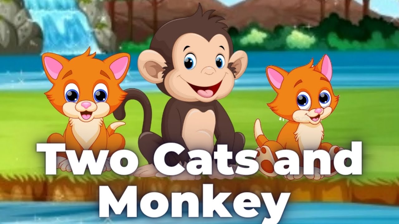 The Two Cats And Monkey Story In English- Short story@ABCkidsworld10 ...