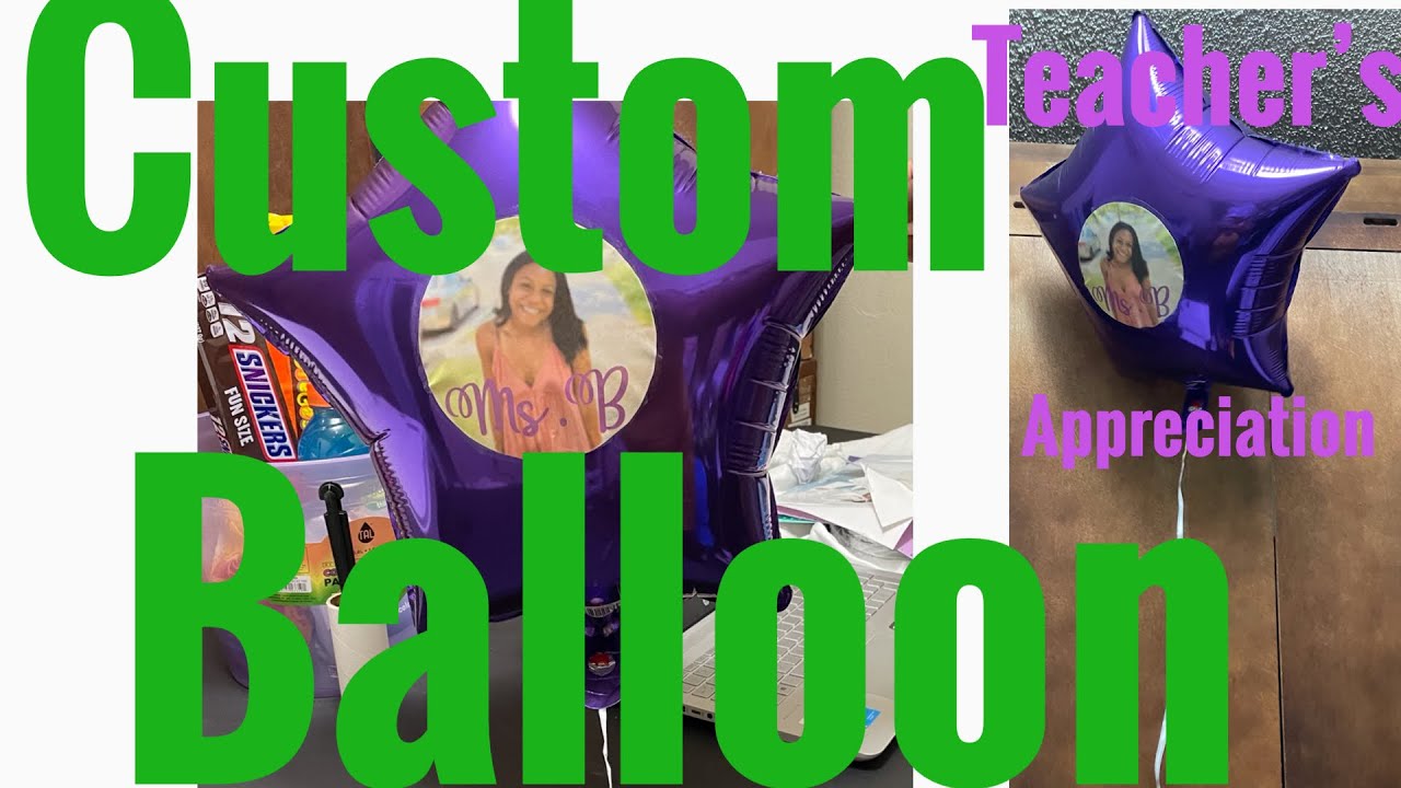Diy Personsilized Picture Balloon |Photo Balloon Idea