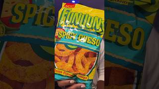 NEW Spicy Queso Funyuns. #snacks #foodreview #shorts