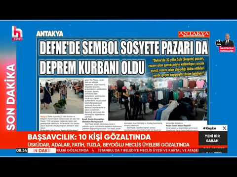 Deprem kurbanı olan Salı Pazarı haberimiz Halk TV'de