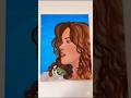 Modern Feminine Painting 2_Woman Portrait PaintingProcess 2_Time Lapse PART TWO