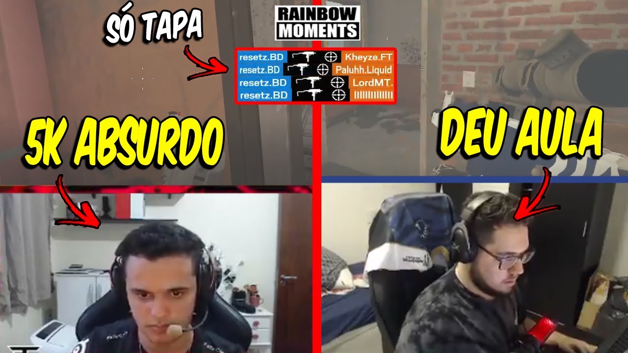 5K ABSURDO DO CYBER, PALUH ACABANDO COM OS CARAS, 4K DO RESETZ E MAIS ...