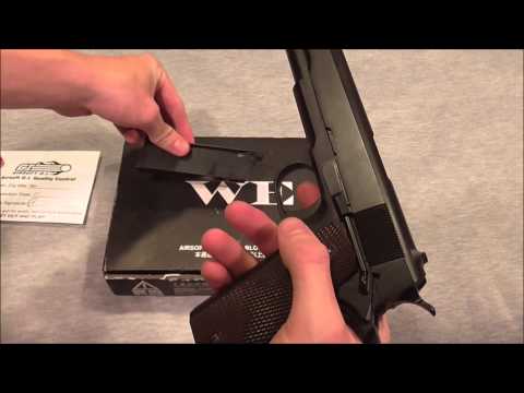 Video WE M1911 gas pistol review and shoot - youtube