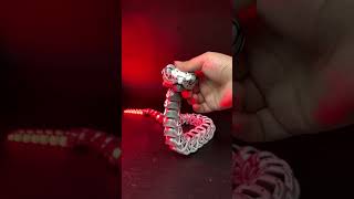 3D printed king cobra with movable hinged joints#3dprinting #kingcobra