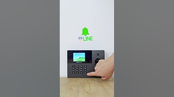 เครื่องบันทึกเวลารุ่นใหม่ มีฟังก์ชั่นแจ้งเตือนผ่านไลน์และบันทึกลายนิ้วมือได้ถึง 5,000 แหนะ !