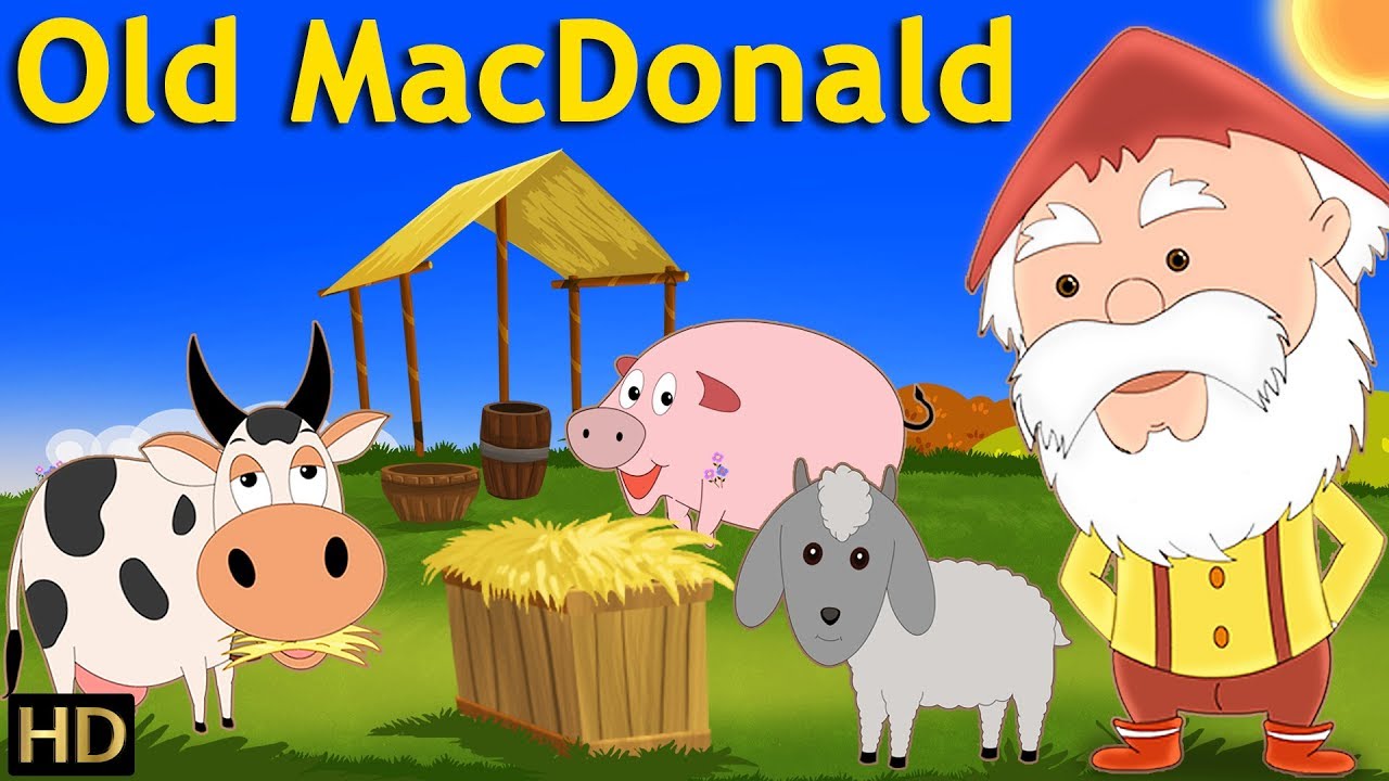 Old Macdonald Had A farm (HD) | Kindergarten Nursery Rhyme | Cartoon ...