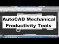 AutoCAD Mechanical Productivity Tools