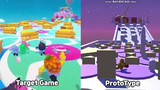 Fall Guys - Target vs Prototype - Unity