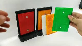 Roadway Rectangle Reflective Flexible Delineator Post Road Delineators, Reflector, Safety Product