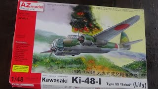 Inbox Review Of The 1/48 Kawasaki KI 48 Lily From AZ Models Inbox Review Of The 1/48 Kawasaki KI 48 Lily From AZ Models
