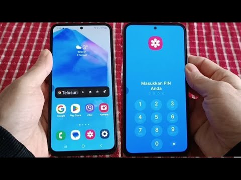 Сara mengunci aplikasi di hp samsung A55 | Cara kunci aplikasi di ...