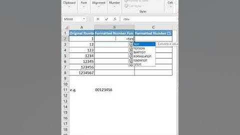 Excel Trick – How to add zero in front of Numbers