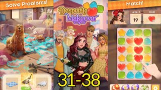 Desperate Makeover - Match 3 Level 31-38 (Ios.android) #gamingvideos #gaming screenshot 5