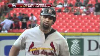 2011/08/07 Pujols' solo jack