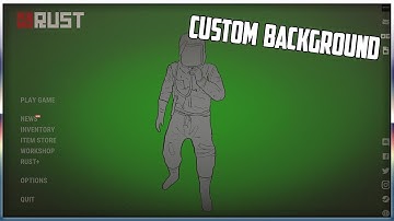How to Change the Rust Menu Screen to Anything #Shorts