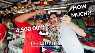FOREIGNERS HAGGLING FOR SEAFOOD in Manila - First Time eating Filipino seafood at Dampa Market