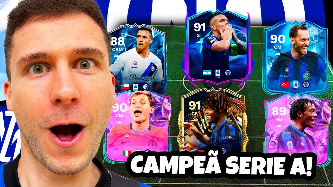 MONTEI A INTERNAZIONALE CAMPEÃ DA SERIE A NO EA FC 24! ULTIMATE TEAM