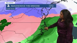 Snow and ice mix expected for most of Hampton Roads Sunday