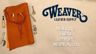Rustic Leather Waist Apron