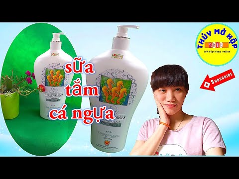 Video Review sữa tắm cá ngựa hải mã Five seahorses. - youtube