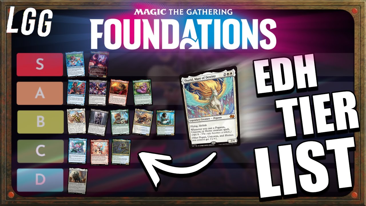 EVERY LEGENDARY RANKED: Foundations Commander Tier List! | Live Set Review  | Magic the Gathering EDH