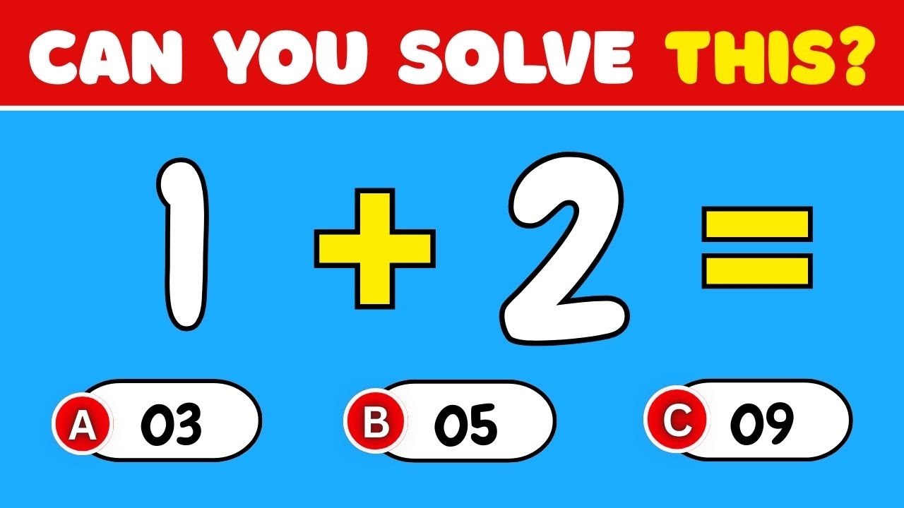 20 Questions to Test Your Skills! Can You Pass This Maths Quiz