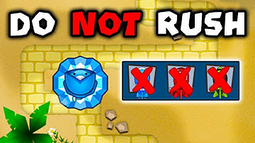 By NOT rushing, you actually WIN... (Bloons TD Battles)