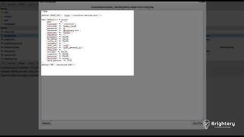 How to install - Brightery Twitter bot - Part 4 (Config file changes)