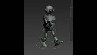Robot Animation Walk Cycle