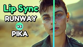Runway vs Pika Lip Sync  Compare the Best Way to Make Talking Characters for AI Movies (Tutorial)