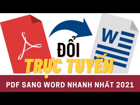 Video Đổi pdf sang word trực tuyến không bị lỗi phông chữ ||... - youtube