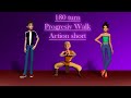 Progressive walk 180 turn action short showreel by sayan mitra  