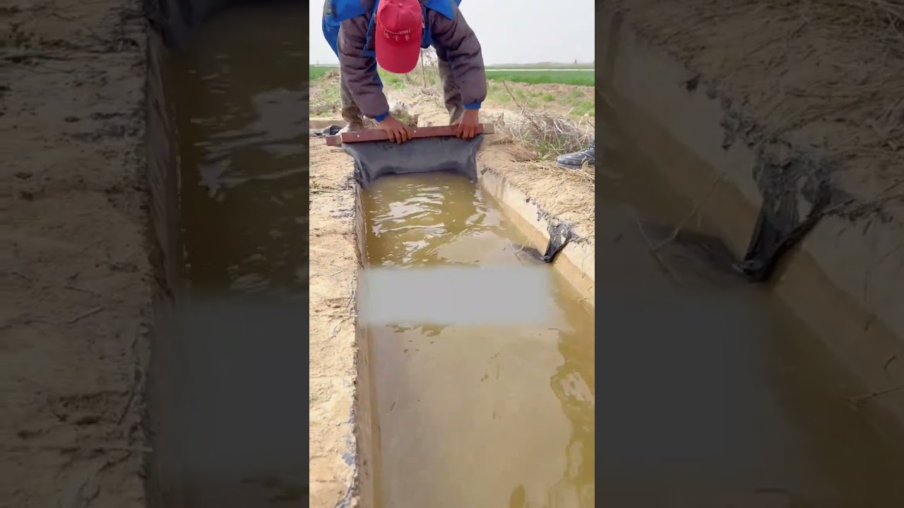 Cement ditch water blocking tool- Good tools and machinery can increase work efficiency