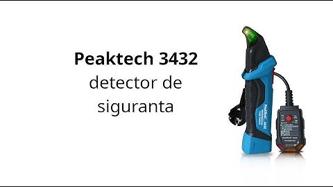 Peaktech 3432 - detector de siguranta PRAM
