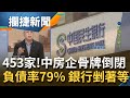 中國經濟不妙? 房企破產倒閉453家 上市房企負債率達79%銀行剉著等 "蛋殼難民"激化中國城市居住矛盾│王偊菁 呂捷主持│【攔捷新聞完整版】20201207│三立iNEWS