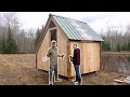 She Hates When I Do THIS!!! Husband & Wife Install Ridge Cap at OFF-GRID Property in the WOODS