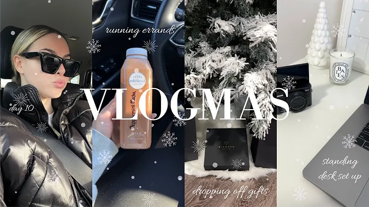 VLOGMAS DAY 10 | dropping off gifts, mini healthy ...