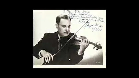 Joseph Fuchs plays Clair de Lune by Debussy