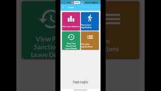 How to apply for leave by the HRMS App.रेलवे के HRMS APP से कैसे छुट्टी का आवेदन करे। screenshot 3