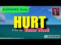 HURT - (Karaoke version in the style of Victor Wood)