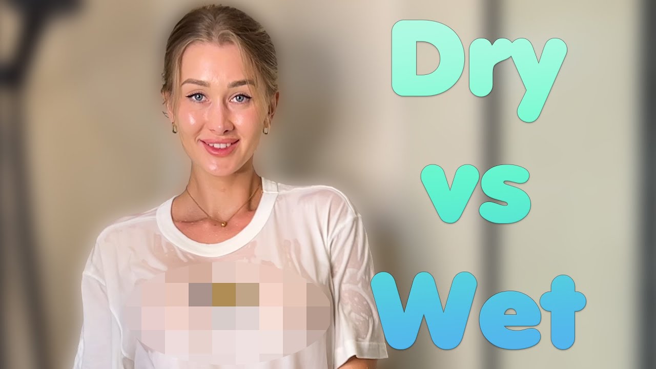 Transparent Clothes Haul | Dry vs Wet with Hillary (2024)