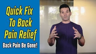 Quick Back Pain Relief by Dr. James Vegher 7,981 views 6 years ago 8 minutes, 35 seconds